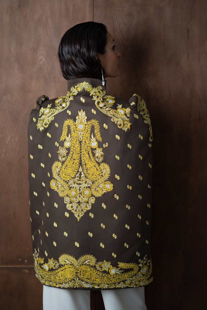 Olive Bandana Cape