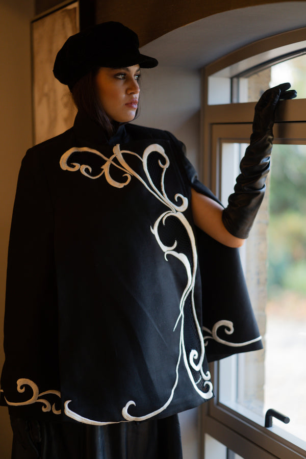 Olympia Black Cape