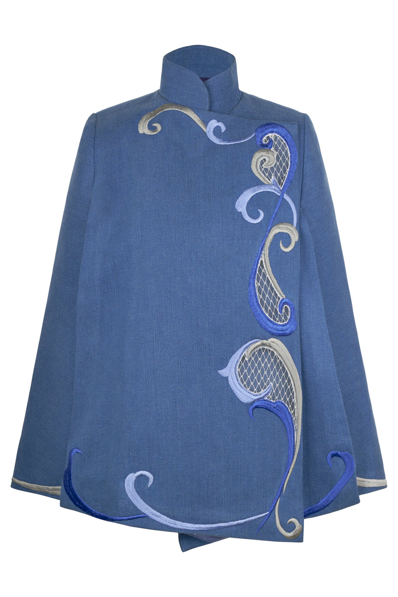Olympia Denim Cape