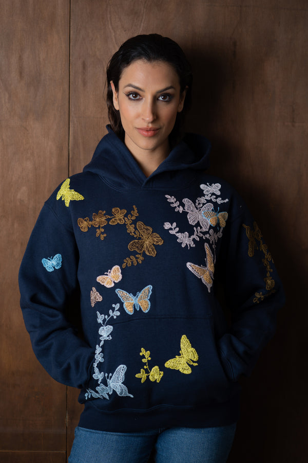 Papillon De Jardin Hood ID Navy