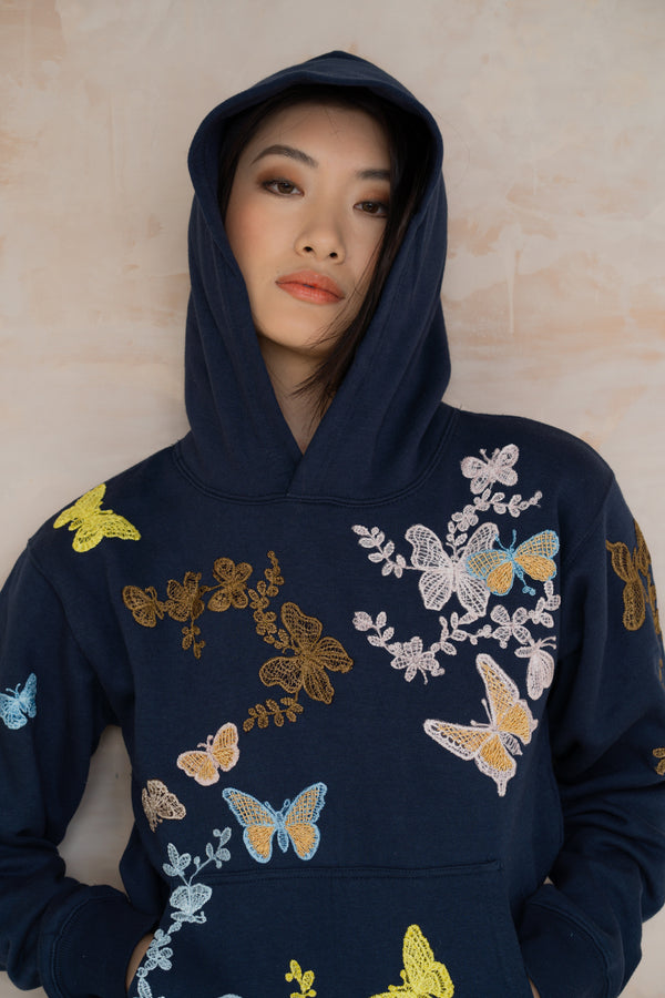 Papillon De Jardin Hood ID Navy