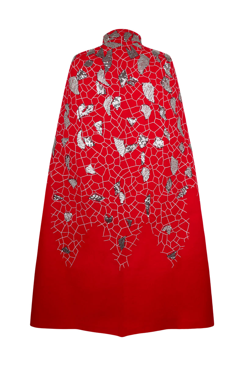 Red Razzle Dazzle Cape