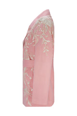 Zeina Pink Belted Jacket