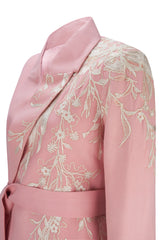 Zeina Pink Belted Jacket