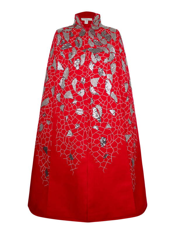 Red Razzle Dazzle Cape