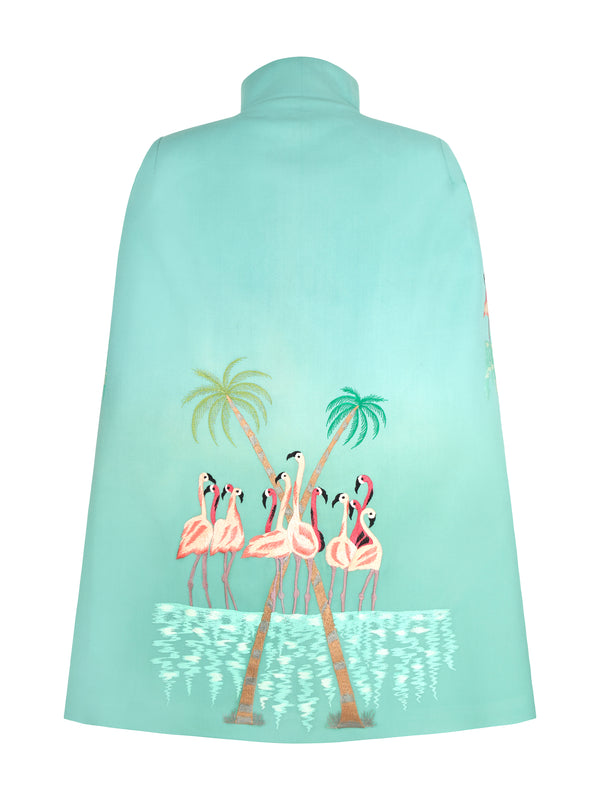 Cami Aqua Flamingo Cape