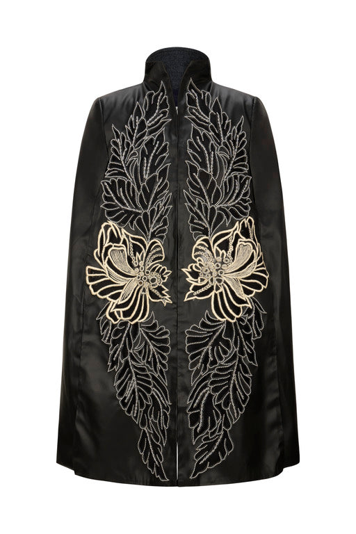 Cassia Leather Cape