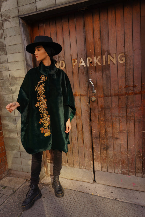 Clem Velvet Poncho