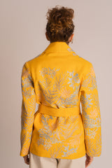 Amira Yellow Blossom Jacket