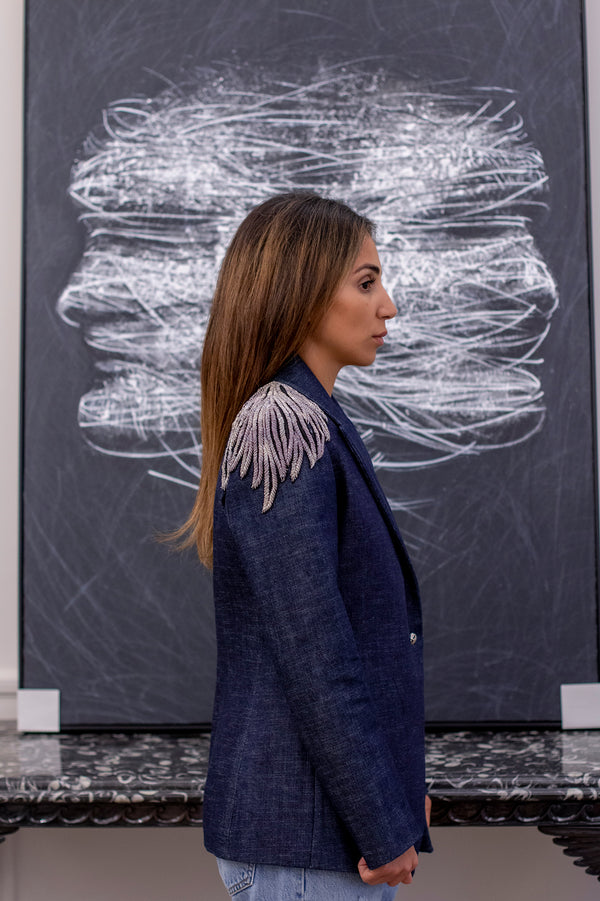 Eva denim Blazer