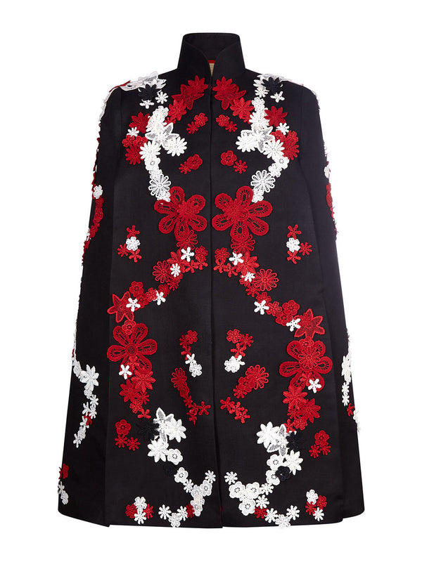 Femi Appliqué cape