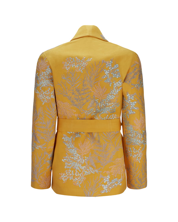 Amira Yellow Blossom Jacket