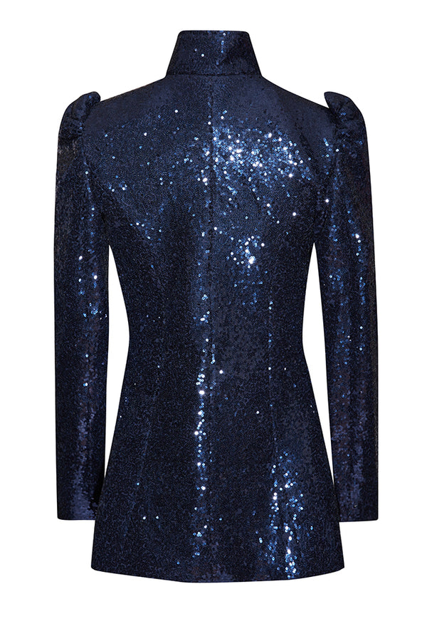 Audrey Flower Detail Sequin Jacket