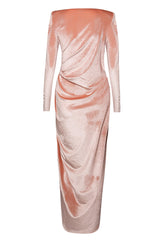 Patricia Dusty Pink Ruched Dress