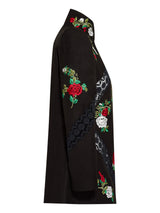 Black lace flower jacket