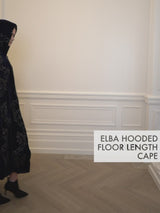 Elba Hooded Floor Length Cape