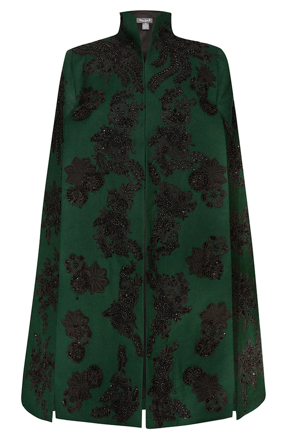 Celine Racing Green Cape